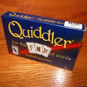 3/$55❤️new QUIDDLER The Short Word Game 1998 Cannei Set Enterprises card game